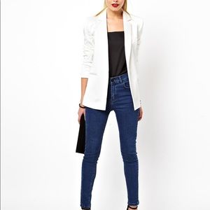 White ASOS blazer